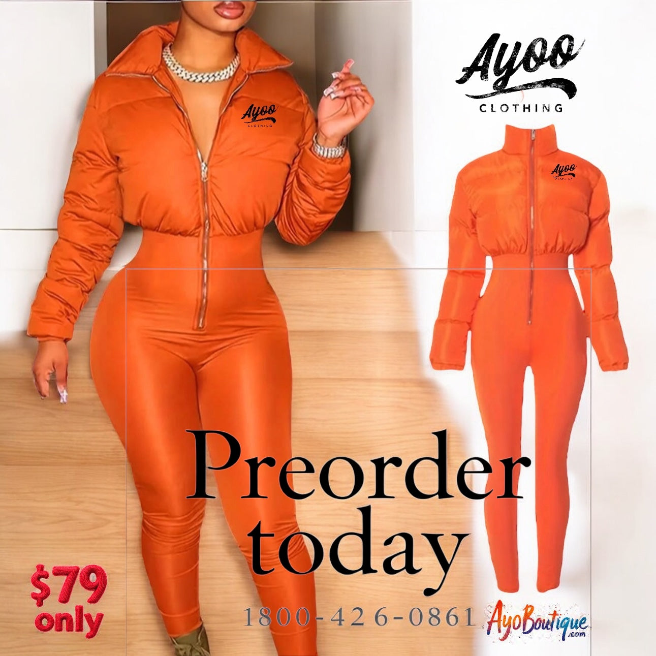 AYOO PUFFER JUMPER SET (PRE ORDER)