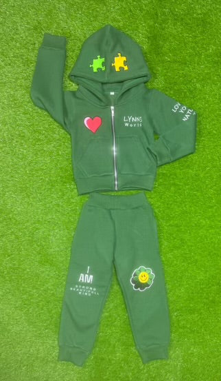 LYNNS WORLD Kids 2pc Sweatsuit Sets