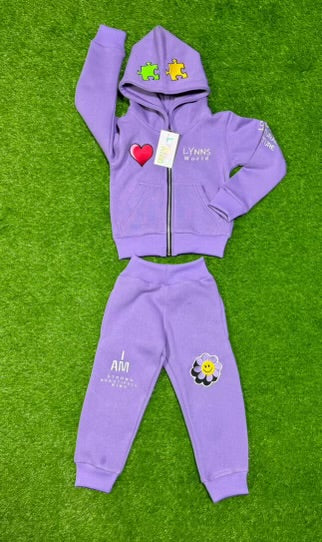 LYNNS WORLD Kids 2pc Sweatsuit Sets