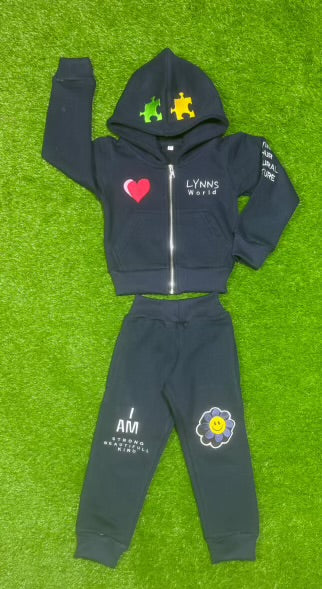 LYNNS WORLD Kids 2pc Sweatsuit Sets